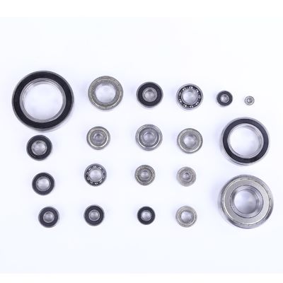 RS/Rz/Zz/Open Radial Sealed Deep Groove Ball Bearing ZV1 ZV2 ZV3 등급의 강철로 만든