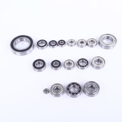 RS/Rz/Zz/Open Radial Sealed Deep Groove Ball Bearing ZV1 ZV2 ZV3 등급의 강철로 만든